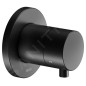 Keuco IXMO - Soupape encastrée pour 3 appareils, noir mat 59549371001