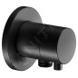 Keuco IXMO - Soupape encastrée pour 3 appareils, avec raccordement de douche, noir mat 59549371101