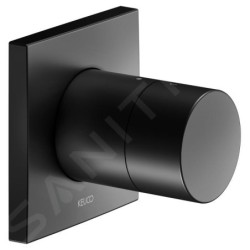 Keuco IXMO - Soupape encastrée pour 2 appareils, noir mat 59556370002