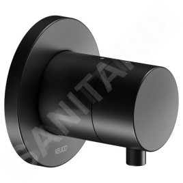 Keuco IXMO - Soupape encastrée pour 2 appareils, noir mat 59556371001