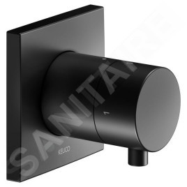 Keuco IXMO - Soupape encastrée pour 2 appareils, noir mat 59557371002