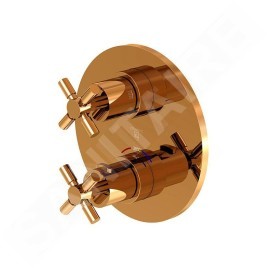 Steinberg 250 - Mitigeur thermostatique encastré 2 sorties, or rose 250 4133 3 RG