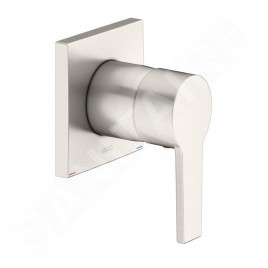 Keuco Edition 11 - Vanne d'arrêt encastré, nickel brossé 51151050002