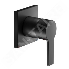 Keuco Edition 11 - Vanne encastrée, noir mat 51151370002