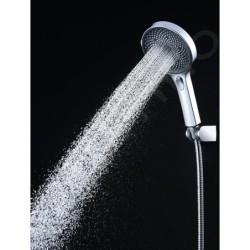 kielle Oudee - Set de douche avec thermostat, 260 mm, 3 jets, chrome 20602010
