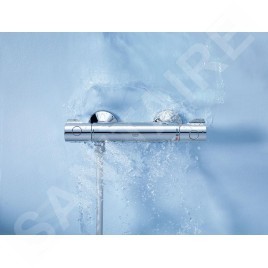 Grohe Grohtherm 800 - Mitigeur thermostatique de douche avec set de douche de 600 mm, 2 courants, chrome 34565001