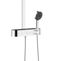 Hansgrohe Pulsify S - Set de douche 260 avec thermostat ShowerTablet Select 400, 2 jets, chrome 24240000