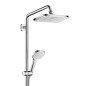 Hansgrohe Croma - Colonne de douche thermostatique Showerpipe, 1jet, chrome 27630000