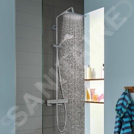 Hansgrohe Croma - Colonne de douche thermostatique Showerpipe, 1jet, chrome 27630000