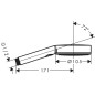 Hansgrohe Pulsify Select - Pommeau de douche Relaxation 105, 3 jets, EcoSmart, noir mat 24111670