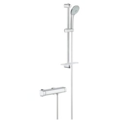 Grohe Grohtherm 2000 - Mitigeur thermostatique de douche avec colonne de douche de 600 mm, chrome 34195001