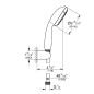 Grohe Tempesta New - Colonne de douche , 2 jets, chrome 2779810E