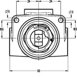 Hansa Vario - Corps d’encastrement pour mitigeur de douche encastré DN15 50500100