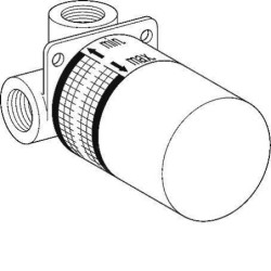 Hansa Vario - Corps d’encastrement pour mitigeur de douche encastré DN15 50500100