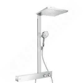 Hansgrohe Raindance E - Set de douche Showerpipe 300 avec thermostat 600, chrome 27363000