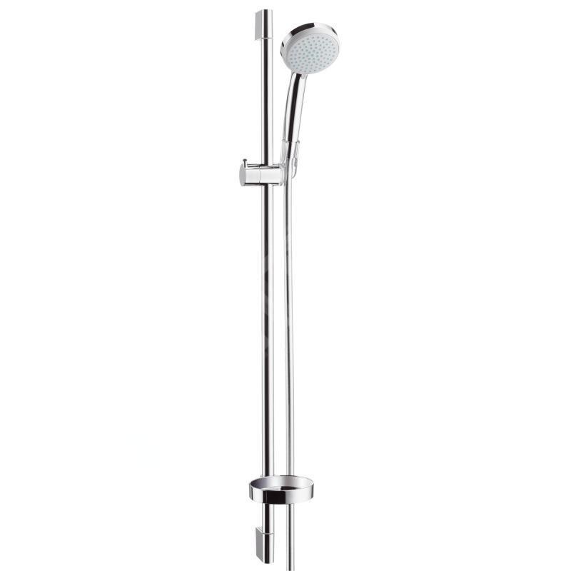 Hansgrohe Croma 100 - Set douchette Vario / barre murale Unica'C 0,90 m, chrome 27771000