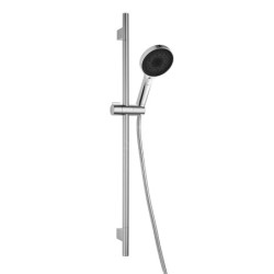 kielle Vega - Set de douche avec mitigeur, colonne, flexible et tête de douche, chrome 20618SN10