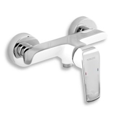 Novaservis Nobless Tina - Robinetterie de douche sans accessoires 150 mm, blanc/ chrome 38061/1,1