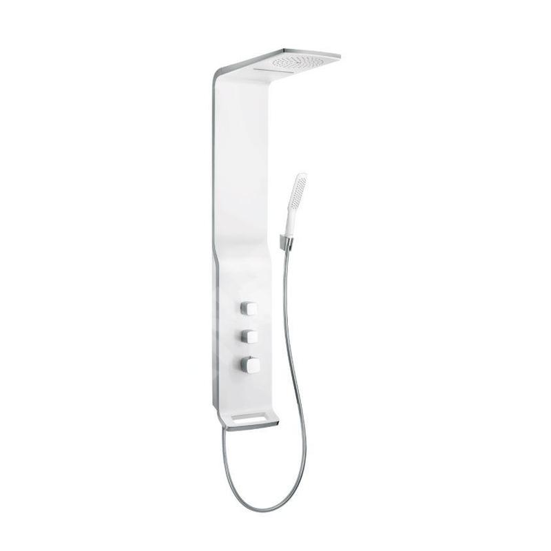 Hansgrohe Raindance New - Panneau de douche Lift 180 2jet, blanc/chrome 27008400
