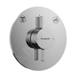 SANITINO - Set de douche avec mitigeur et corps encastré hansgrohe, accessoires kielle, chrome SANI21HKK000