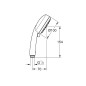 Grohe Tempesta Cosmopolitan - Douchette, 2 jets, chrome 27571002