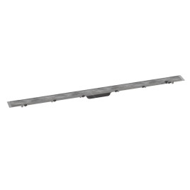Hansgrohe RainDrain Rock - Caniveau de douche linéaire 1200, inox 56034000