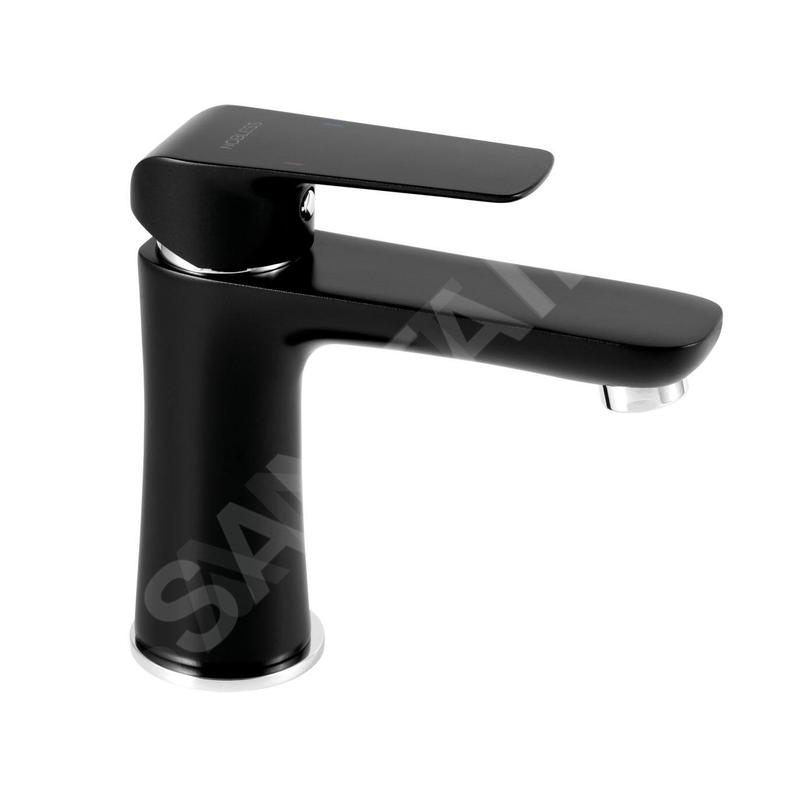 Novaservis Nobless Tina - Mitigeur de lavabo avec vidage, noir mat 38003,5