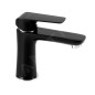 Novaservis Nobless Tina - Mitigeur de lavabo avec vidage, noir mat 38003,5