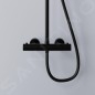 Steinberg 340 - Set de douche avec thermostat, diamètre 22 mm, noir 340 2721 S