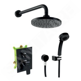 Novaservis Nobless Tina - Set de mitigeur encastré avec accessoires, noir SADA38051R,5