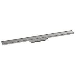 Hansgrohe RainDrain Original - Caniveau de douche linéaire 90 cm, avec grille, acier inoxydable brossé 56199800