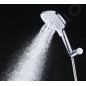 kielle Vega - Set tête de douche, barre et flexible, chrome / blanc 20418SE0