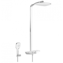 Hansa Emotion - Le set de douche Wellfit avec thermostat, 360x220 mm, blanc/chrome 5865017282