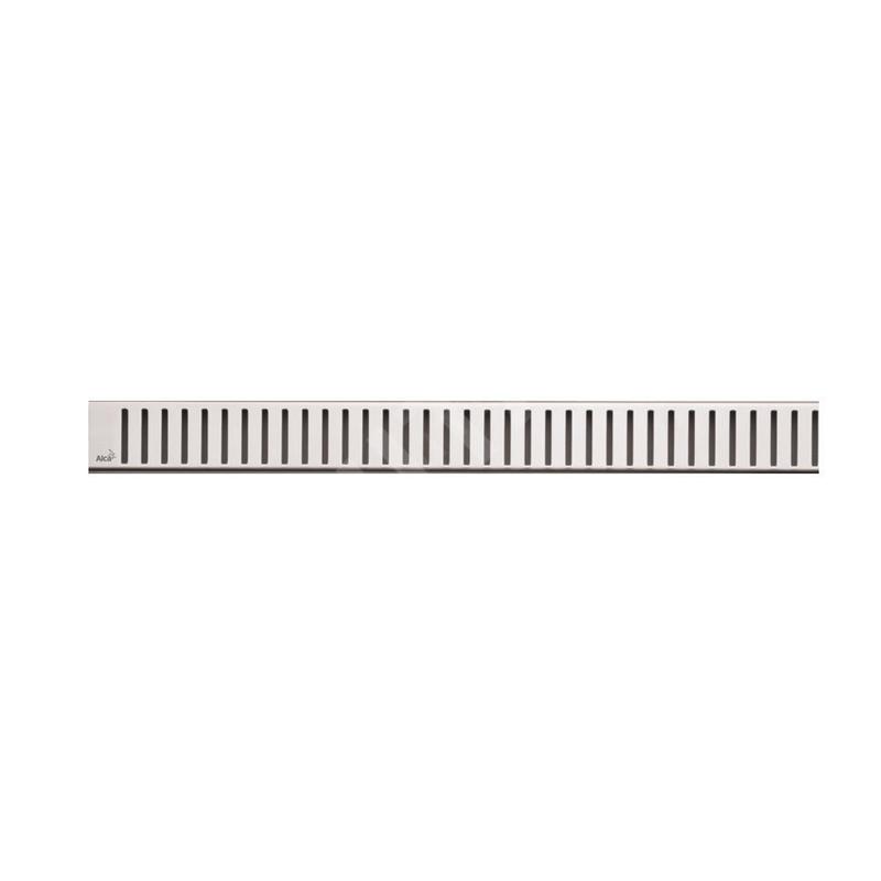 Alcadrain Grilles - Grille pour caniveau à douche d'angle 750 mm, inox mat PURE-750M