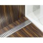 Alcadrain Grilles - Grille pour caniveau à douche d'angle 750 mm, inox mat PURE-750M