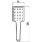 Sapho Douches - Pommeau de douche, noir mat SK776