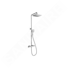 Ravak 10° - Set de douche avec thermostat, 250 mm, chrome X070103