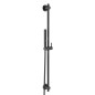 Kludi Nova Fonte - Colonne de douche avec pommeau de douche, support, barre de 900 mm et flexible, noir mat 2084039-15
