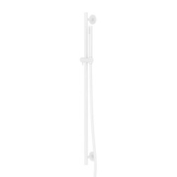 Steinberg 100 - Set de pommeau de douche, barre et flexible, blanc 100 1601 W