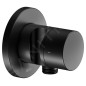 Keuco IXMO - Set de douche avec thermostat à encastrer, diamètre 25 mm, noir mat 59602370001
