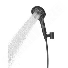 kielle Oudee - Set de douche avec mitigeur, colonne, flexible et tête de douche, noir mat 10202SN14