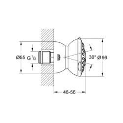 Grohe Relexa - Douche latérale Relexa Massage, chrome 27067000