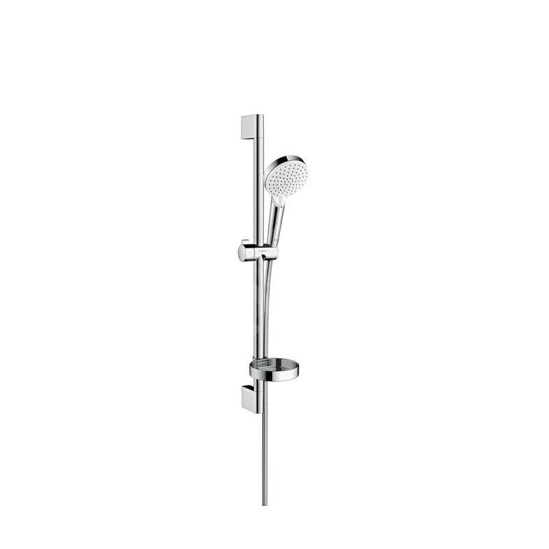 Hansgrohe Crometta - Set de douche Vario Unica, 650 mm, Casseta, Blanc / Chrome 26553400