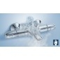 Grohe Vitalio Joy - Set de douche 310 avec thermostat et étagère, chrome 26401001