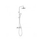 Kludi Logo - Colonne de douche avec thermostat, 1 jet, chrome 6809405-00