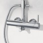 Steinberg 100 - Ensemble de douche avec mitigeur, diamètre 200 mm, chrome 100 2760