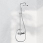 Steinberg 100 - Ensemble de douche avec mitigeur, diamètre 200 mm, chrome 100 2760