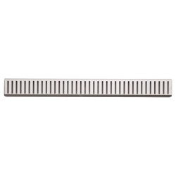 Alcadrain Grilles - Grille pour bac à douche linéaire 1450 mm, acier inoxydable mat PURE-1450M