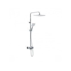 Kludi Cockpit - Colonne de douche Explorer avec thermostat, 300x220 mm, chrome 8005005-00