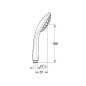 Grohe Vitalio Joy - Pommeau de douche,1 jet, chrome 27316000